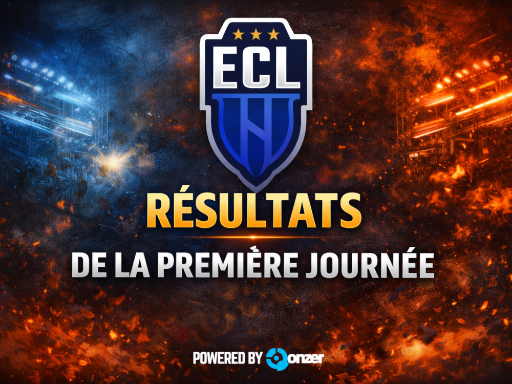 ECL : Résultats de la première journée – Tous les scores resultatpremierejournee